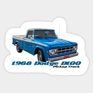 1968 Dodge D100 Pickup Truck Sticker